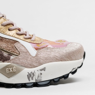 Sapatilhas Exé D190608-13 Bege/Pink Sapatilhas Exé D190608-13 Bege/Pink