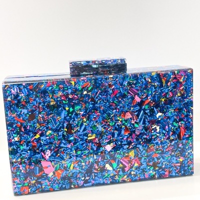 Clutch Blue acrylic