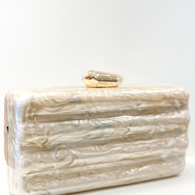 Clutch Light Gold acrylic