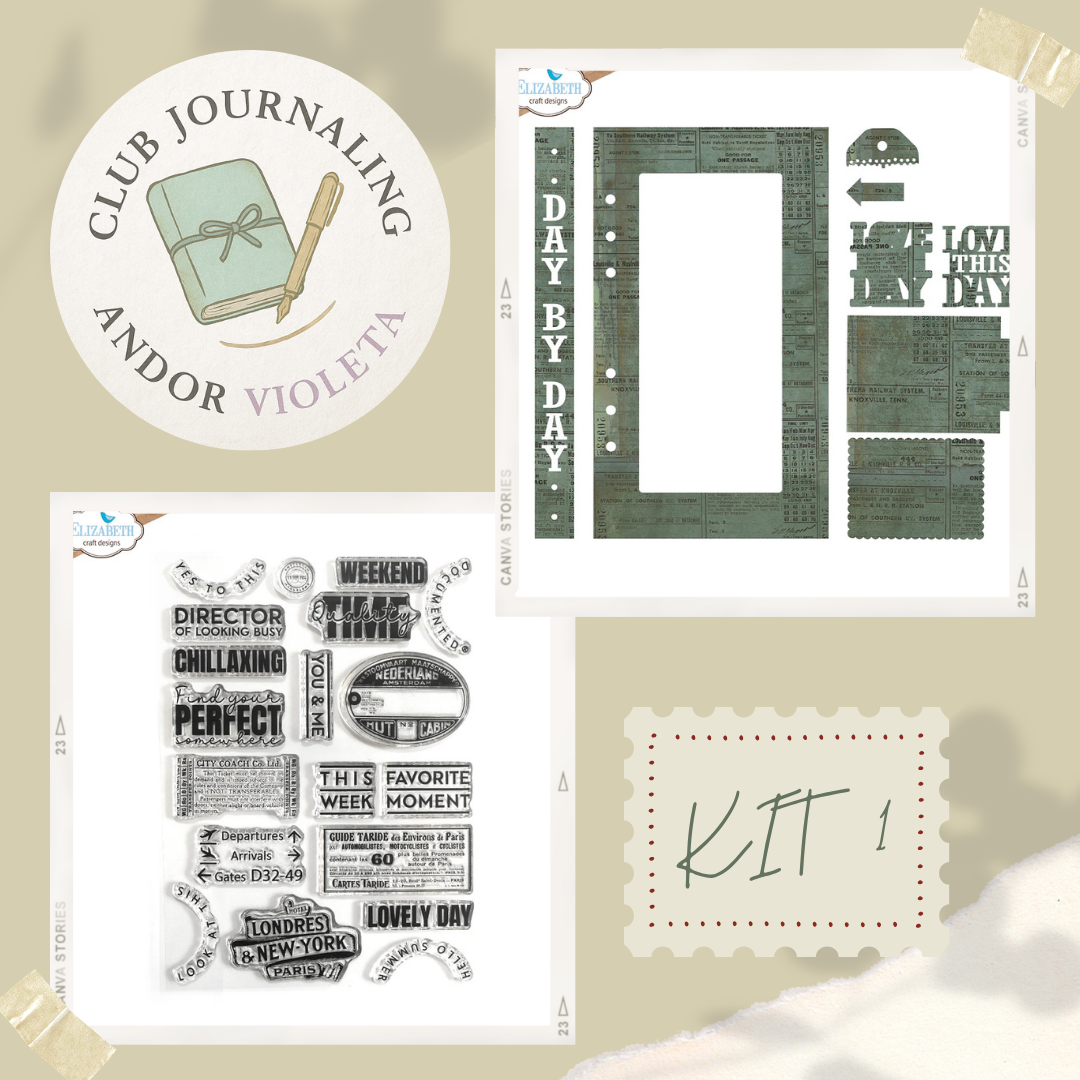 Club Journaling Andor Violeta - Kit 1 Club Journaling Andor Violeta - Kit 1