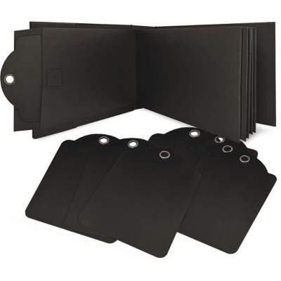 Rectangle Policy Envelope Album - Graphic 45 — Black