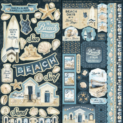 The Beach is Calling - Pack de Stickers