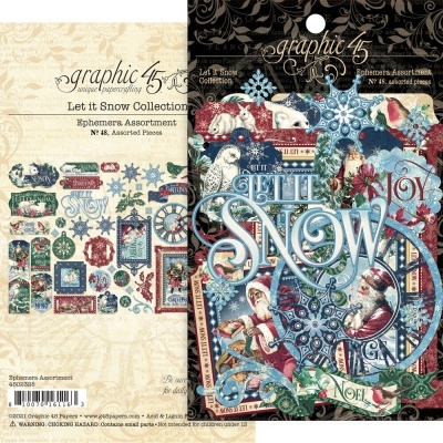 Pack de die cuts / Ephemera Assortment - Let it Snow