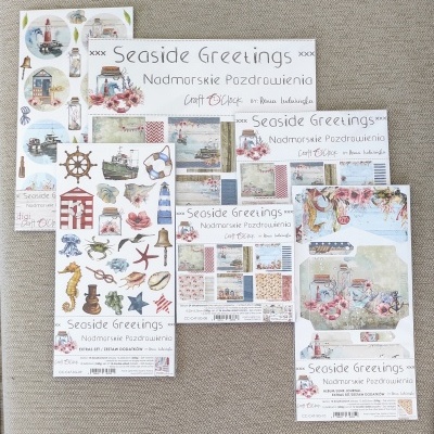 Coleção Completa - Seaside Greetings - craft o' clock