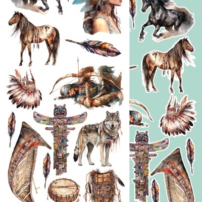 Dreamcatcher - pack 12*6 extras acessórios oeste selvagem