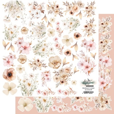 Folha de Extras para recortar - Soul of Spring  - 12*12 para recortar