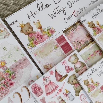 Coleção Completa - Hello Little Girl - craft o' clock (sem labels)