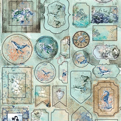 Pack Cardboard - Ocean Deep