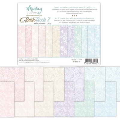 Basic Book 7 Mintay 6*4 - Background Lace