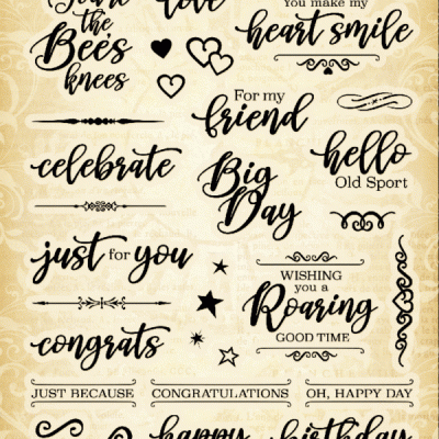 Pack Stamps Sentiments - Graphic 45