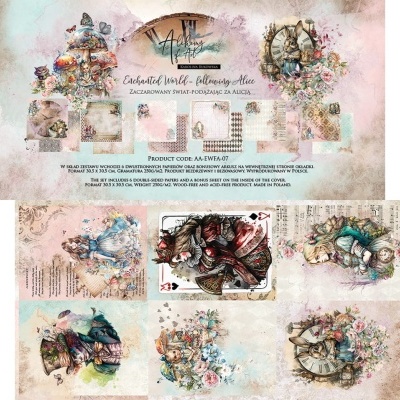 Enchanted World - following Alice -  pack 12*12 da coleção