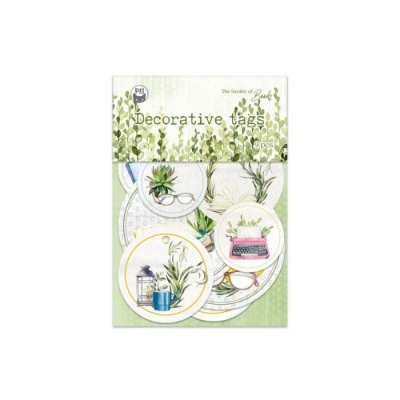 Decorative Tags redondas p13 estreitas - The Garden of Books