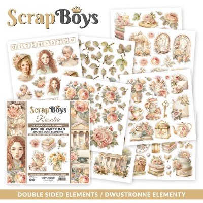 pack 6*6 Pop up - Rosalia - Scrapboys