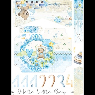 Hello Little Boy - Junk Journal Set