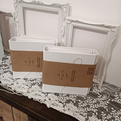 Álbum branco pronto a decorar tam. 14 cm