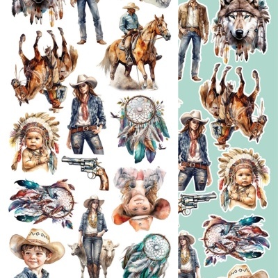 Dreamcatcher - pack 12*6 extras acessórios oeste selvagem