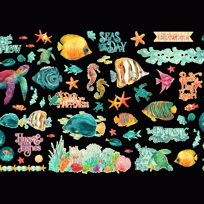 Seas the Day - Ephemera Set Assortment