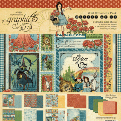 Magic of Oz - Graphic 45 - 8*8 Collection Pack