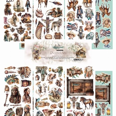 Dreamcatcher - pack 12*6 extras acessórios oeste selvagem