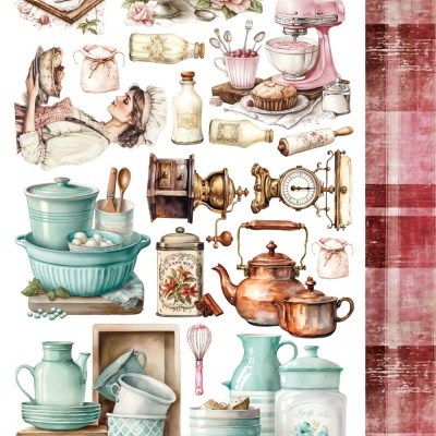 Recipe for happiness - pack 12*6 com extras para recortar