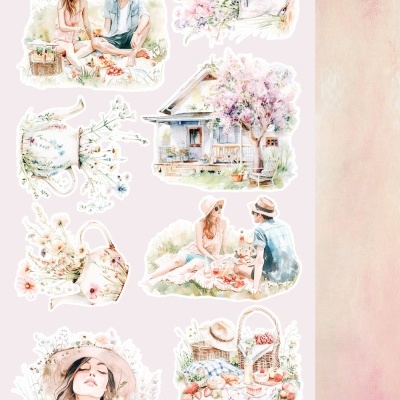 Whispers of the Mountains - 12*6 folha de recortes