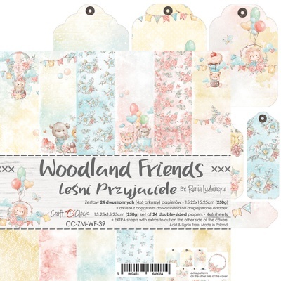Woodland Friends pack 15*15 Craft O'Clock