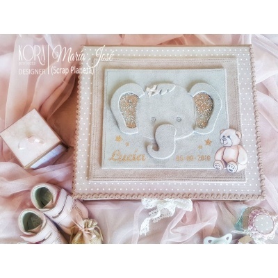 Silhueta para repuxado - Elefante