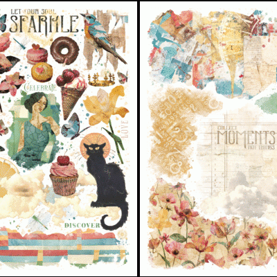 Journaling Through Time - Graphic 45 - Rub-ons