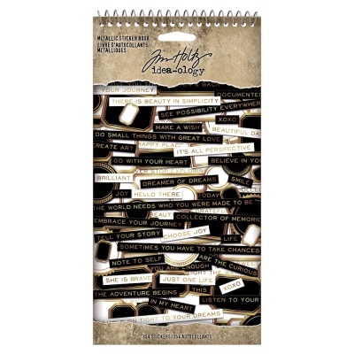 idea-ology Tim Holtz Metallic Sticker Book (TH94134)