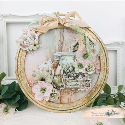 Workshop de Outono - Moldura 3D Mixed Media