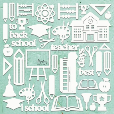 Mintay Chippies / Chipboards - Decor - School