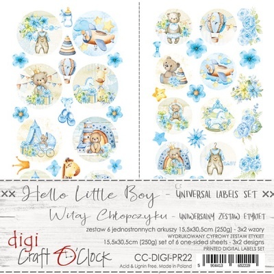 Hello Little Boy - Labels Set