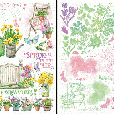 Grow with Love - Rub-ons