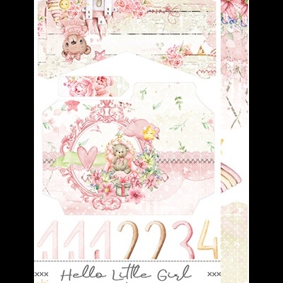 Hello Little Girl - Junk Journal Set