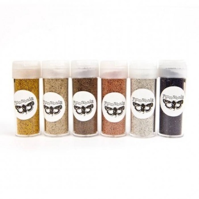 Pack de 6 frascos Micro Beads - Finnabair -Prima Marketing