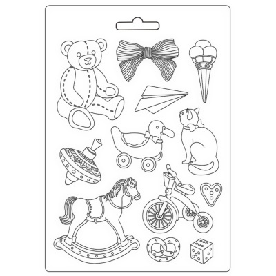 Molde Stamperia Day Dream Toys A4