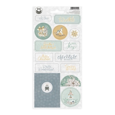 Christmas Charm - Chipboard Stickers 02
