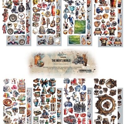 The Men's World - pack 12*6 com extras para recortar