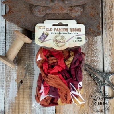old fashion ribbons -set of 5 pieces - OLDM-02