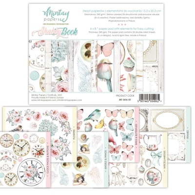 Shabby Book 6*4 Mintay