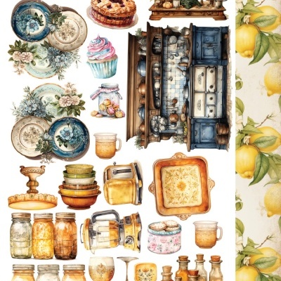 Recipe for happiness - pack 12*6 com extras para recortar