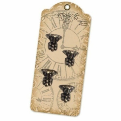 Antique Brass Claw Feet - pés metal Graphic 45