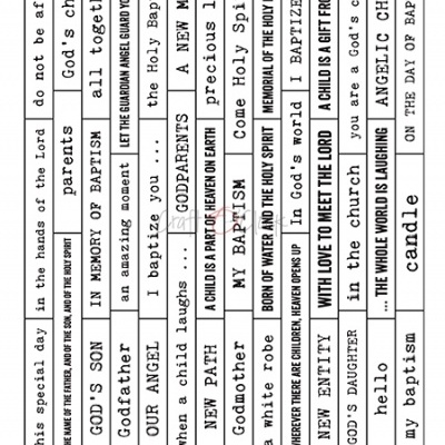 Pack Cardboard Quotes 11 / Holy Baptism /Batismo