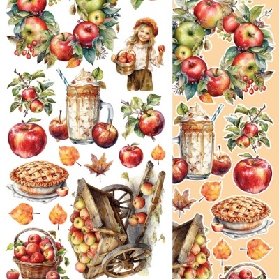 Gold Autumn - pack 12*6 pack de elementos para recortar