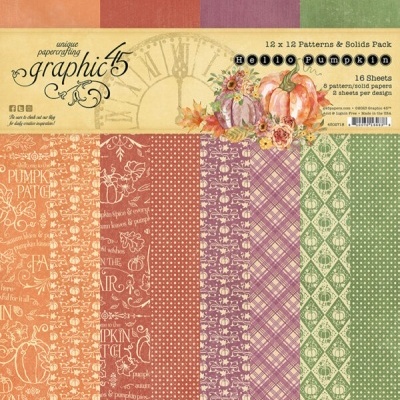 Hello Pumpkin - pack padrões e sólidos 12*12