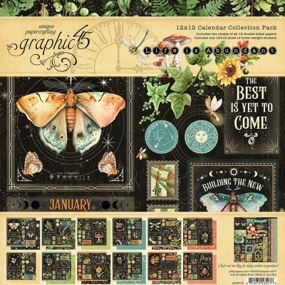 Life is Abundant 12*12 pack with stickers