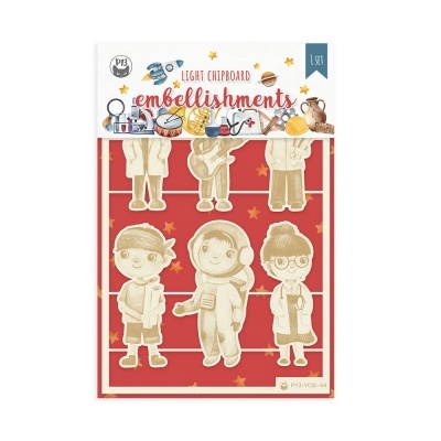 Light Chipboard - You Can be Anything - figuras 4X6", 6PCS