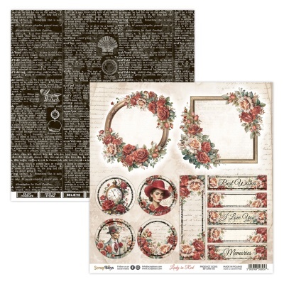Lady in Red - pack 12*12 Scrapboys