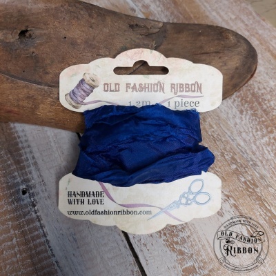old fashion ribbons -set of 1 piece - OLDSB 35 Cobalt