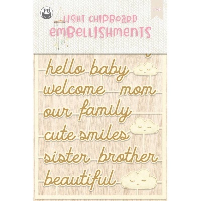 Light Chipboards p13 - Palavras - Baby Joy